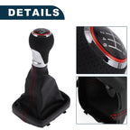 6 Speed Gear Shift Knob with Boot for Audi A3 S3 8P (2003–2013)