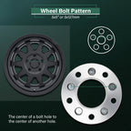 4X 1.5" Wheel Adapters 5x135 to 5x127 (5X5") 14x2 for Ford F150 Expedition (2000)