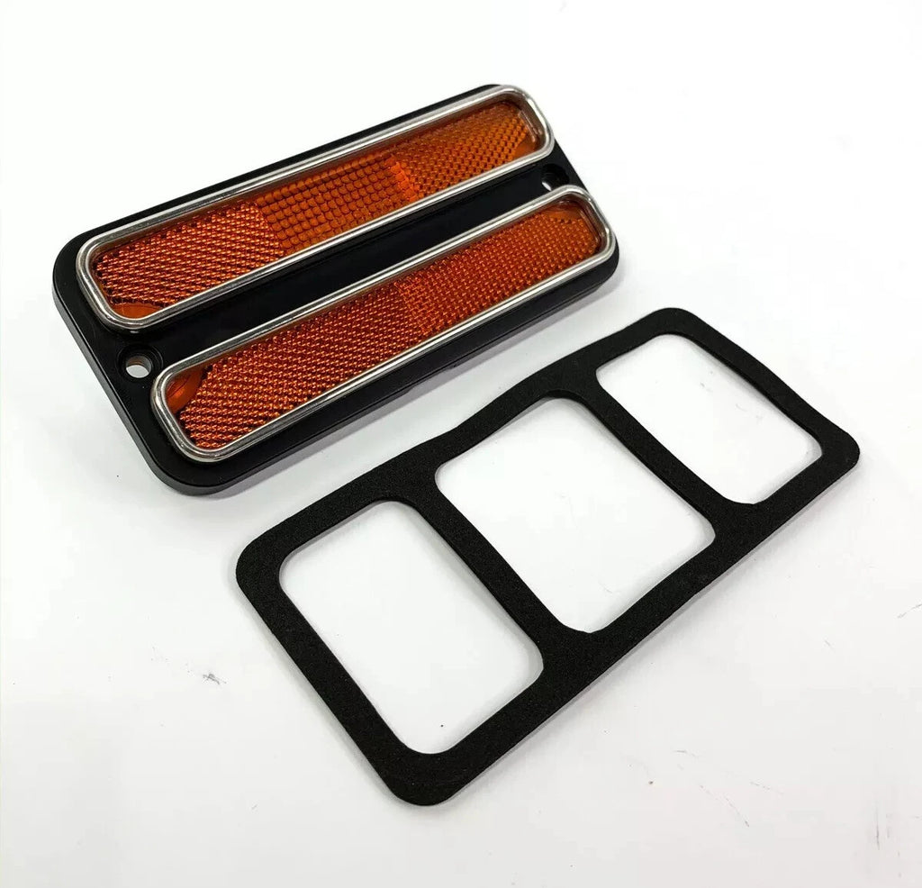 Amber Deluxe Side Marker Lights Turn Signals for 1968–1972 Chevy GMC Truck