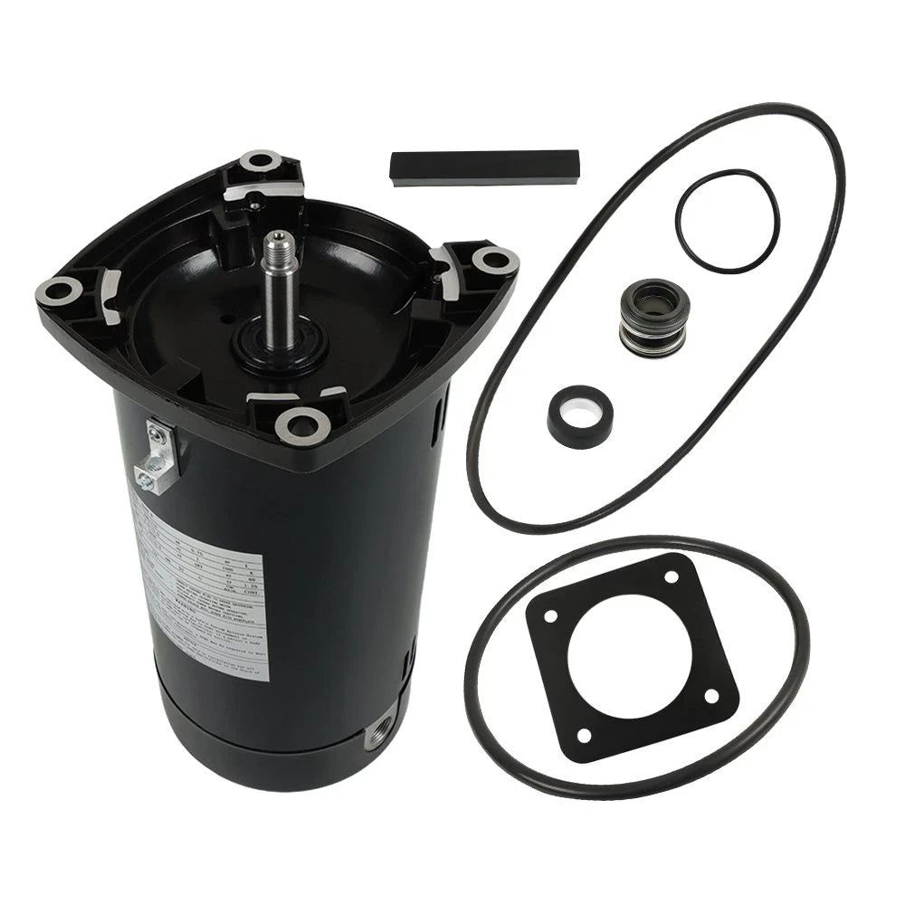 1HP Pool Pump Motor for Square Flange (115/230V, 3450RPM, 48Y Frame)