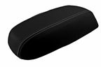 Leather Console Lid Armrest Cover for Hyundai Tucson (2010–2015) Gray Stitch