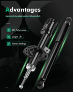 Full Set of Shocks Struts for Honda Fit (2007–2008)