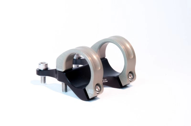 Renthal Integra 35 Handlebar Clamp for (45mm, Zero Rise)