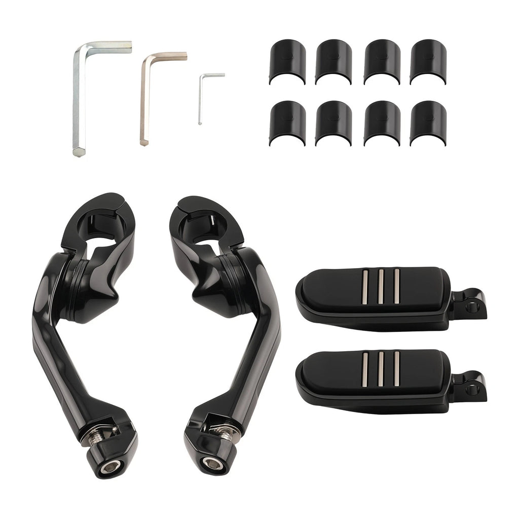 Aluminum Foot Pegs for Harley-Davidson Street Glide/Tour Glide (2014–2023)