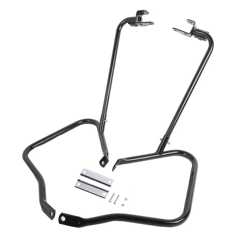 Saddlebag Bracket Guard Crash Bars for Harley Touring FLHR FLHX FLTR (2014–2024)