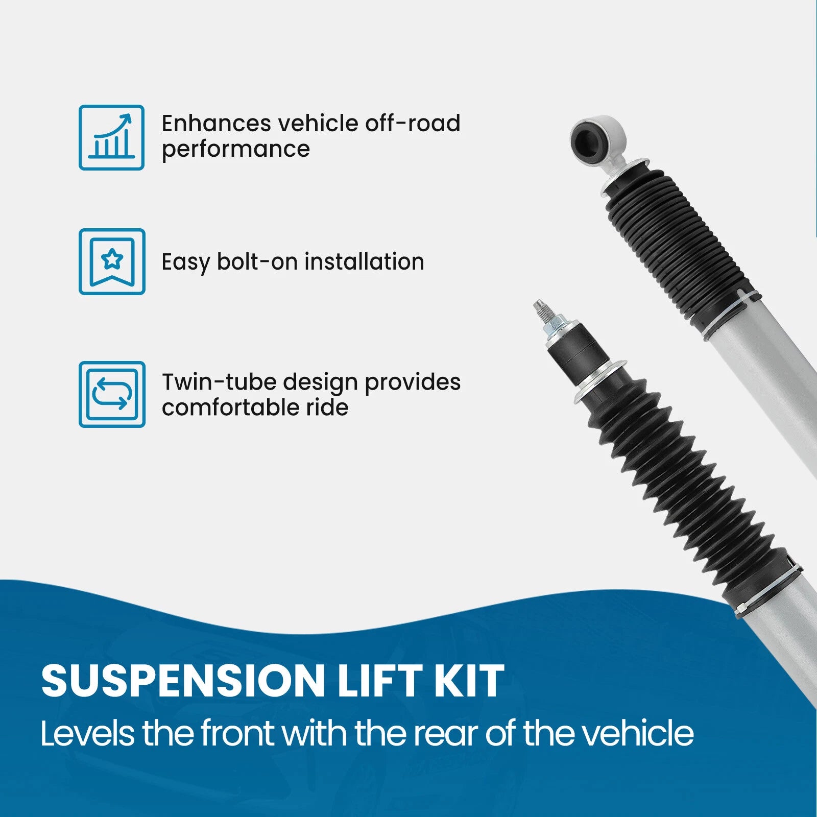 Front 3'' & Rear 2'' Level Lift Kit for GMC Yukon Chevy Suburban (2000-2006)
