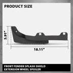 Front Fender Splash Shield Extension for Audi Q5 (2009–2017)