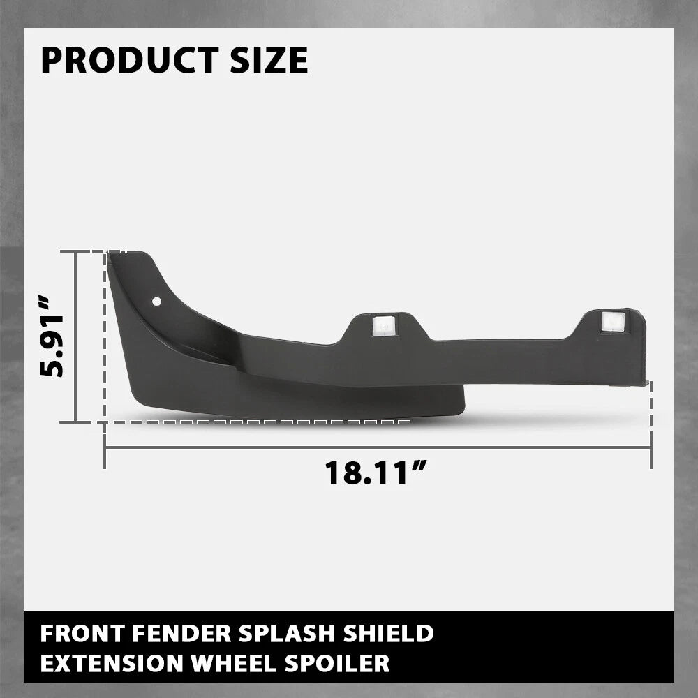 Front Fender Splash Shield Extension for Audi Q5 (2009–2017)