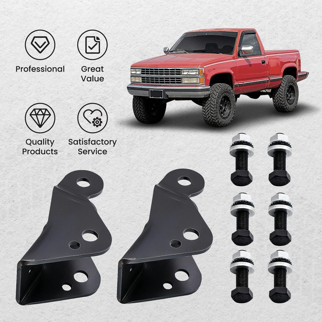 Rear 3'' to 5'' Drop Lowering Kit for Chevy C1500 Silverado 2WD (1988–1998)