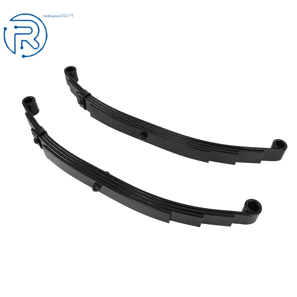 Set of 4 Leaf Springs for Trailer Axle 3500 lbs (4 Leaf Double Eye)