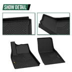 All Weather TPE Floor Mats for Tesla Model Y (2020–2024)