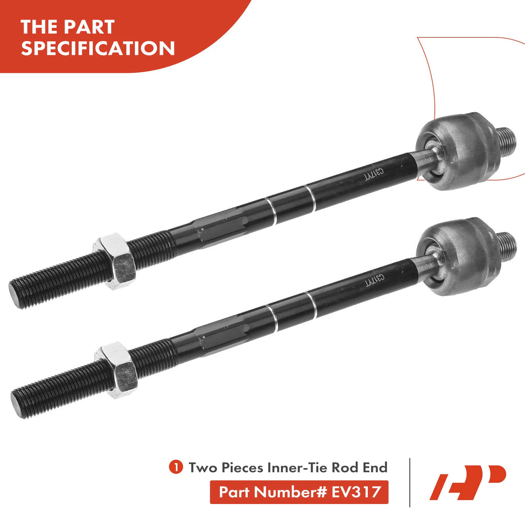 7x Rack and Pinion Hub Bearing Tie Rod End Kit for Ford Ranger (1993–2011)