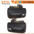 Set of 2 Black Exterior Door Handles for Toyota Tacoma (1995–2004)