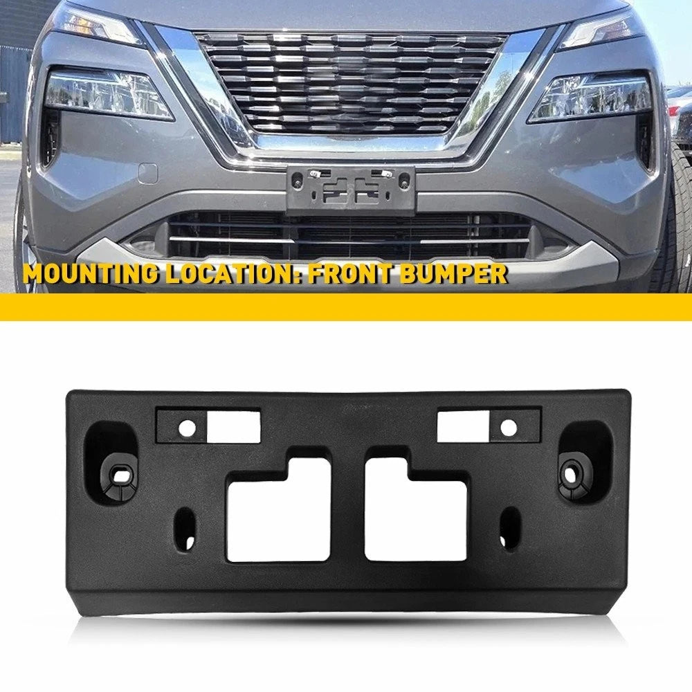 Front License Plate Frame Holder Bracket for Nissan Rogue (2021–2023)