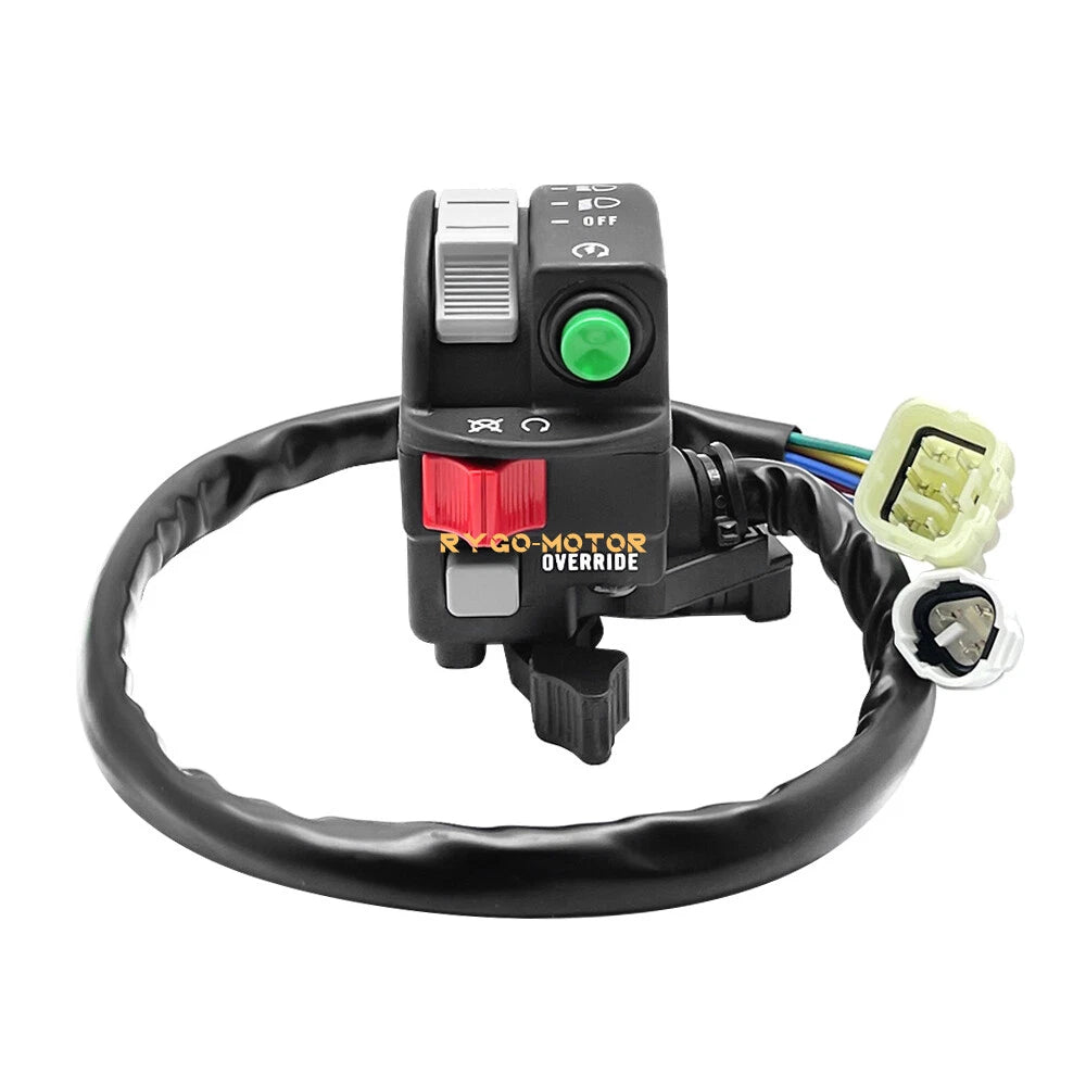 Left Handlebar Switch Start Stop Headlight for Yamaha Grizzly 350 (2007–2011)