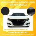 Chrome Delete Blackout Overlay for Honda Accord Sedan (2018–2020)