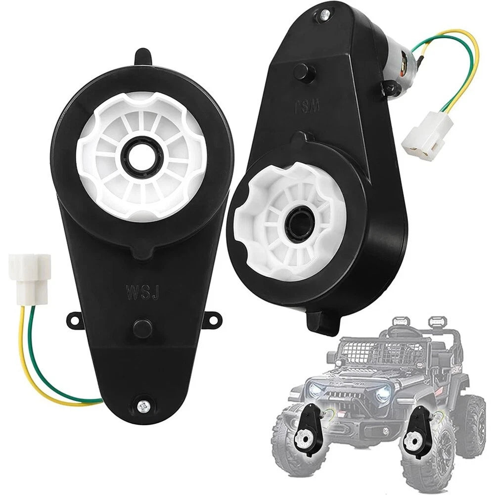 2X 12V RS550 Motor Gearbox 35000 RPM for Ride On Car (DIY Installation)