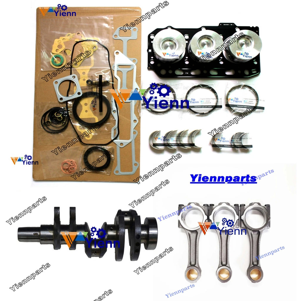 Crankshaft Rod Overhaul Rebuild Kit for Yanmar Engine (3D84E-3E, S3D84E-3B, 3TNE84)