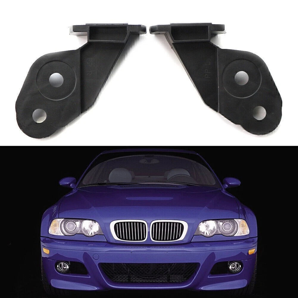 2X Front Bumper Cover Mount Supports Bracket for BMW 3 Series E46 (1999–2006)