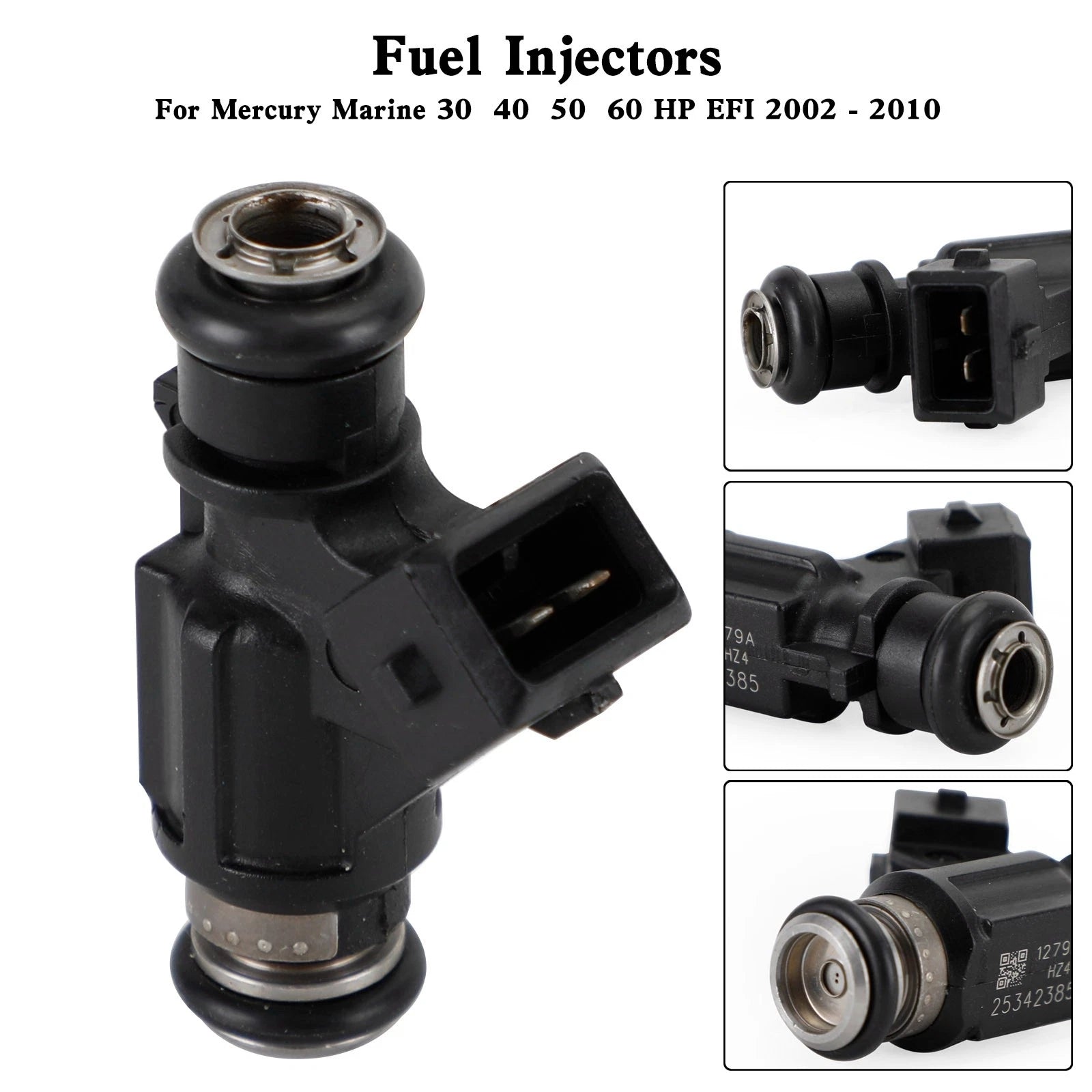 Fuel Injector 25342385 for Mercury Marine EFI 4-Stroke 30-60 HP (1990–2023)
