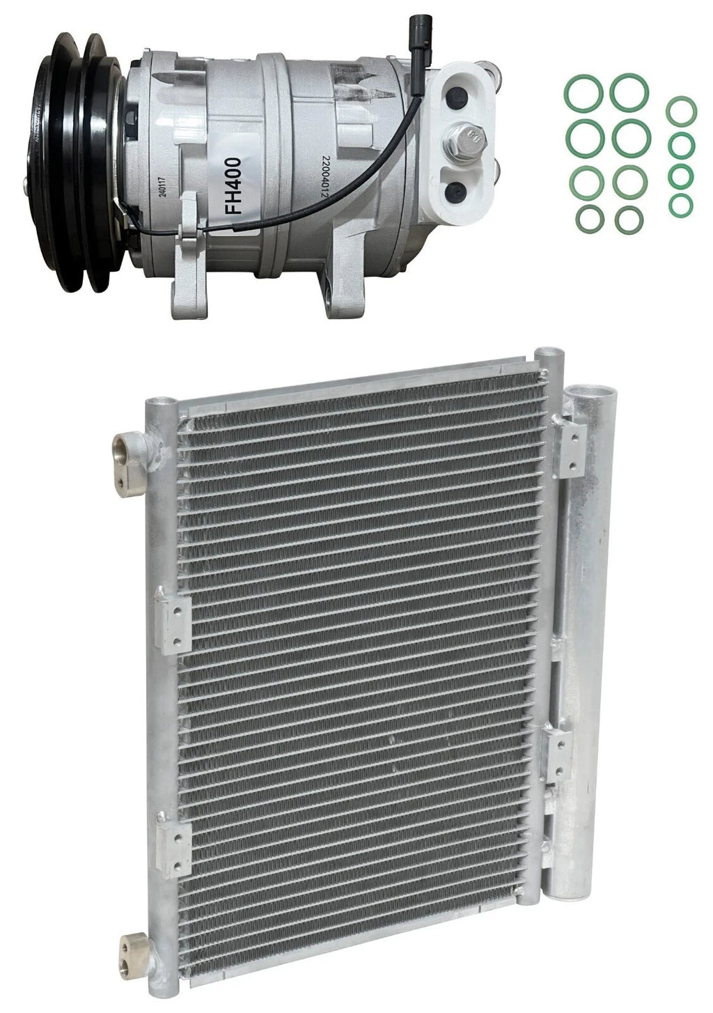 AC Compressor Kit with Condenser for Mitsubishi W5500HD Tiltmaster (2005–2005)