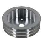 Triple Groove Aluminum Crankshaft Pulley for Small Block Chevy SBC (1969–1995)