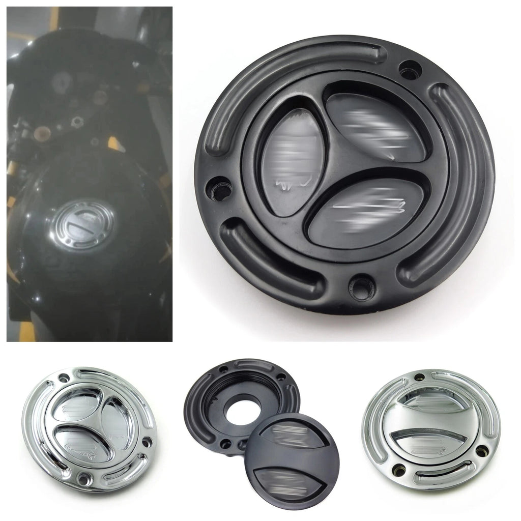 Keyless Gas Cap for Suzuki GSXR600 GSXR750 (2004–2021) Fuel Twist Off