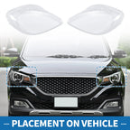 1 Pair Headlight Lens Cover for Chevrolet Corvette C6 (2005–2013)