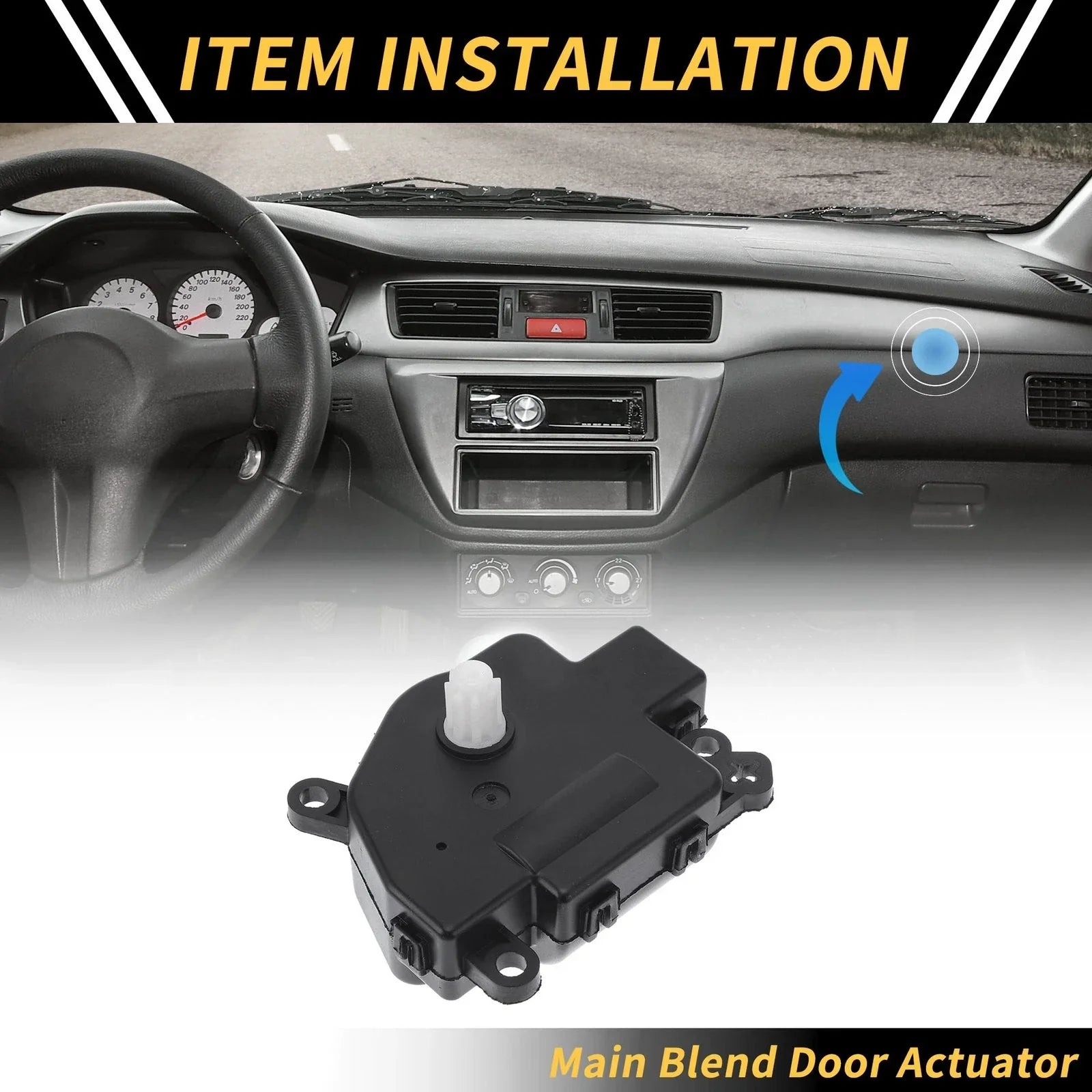 HVAC Air Door Actuator for Chrysler 200 Heater Blend (2011-2014)