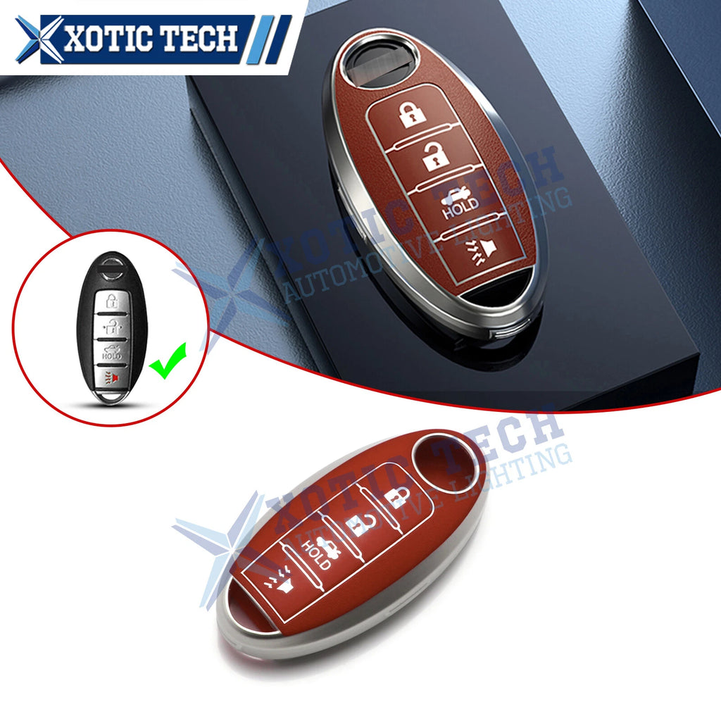 Soft TPU Full Seal Remote Key Cover Shell Case for Nissan (YYYY–YYYY)