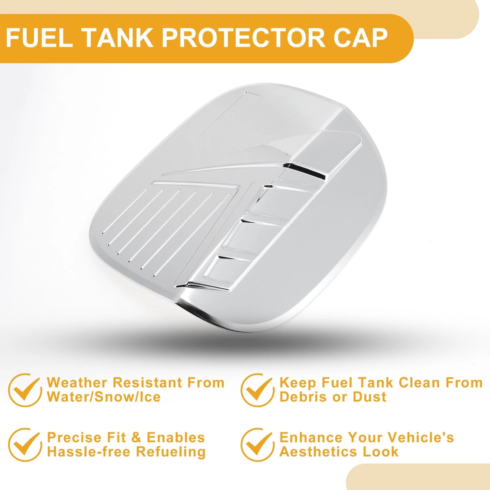 Fuel Tank Door Cap for Mazda CX-50 (2023–2025) Chrome Silver Tone