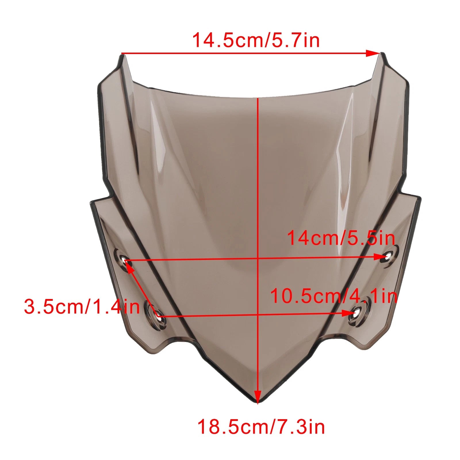 Windshield Windscreen for Kawasaki Z650 (2017–2026)