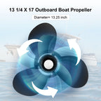 Boat Propeller for Mercury Outboard Engine (60-125HP)