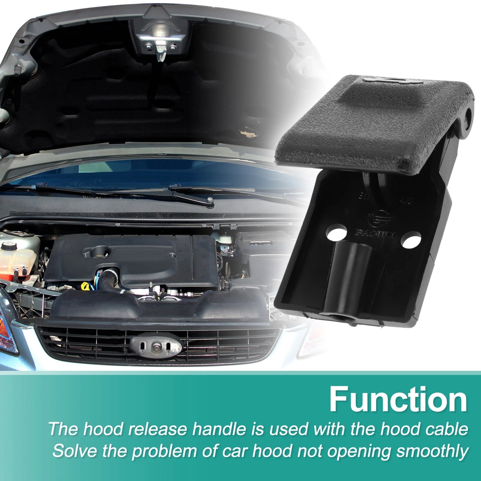 Hood Latch Release Handle for Kia Rio (2011–2017) No. 8118034000
