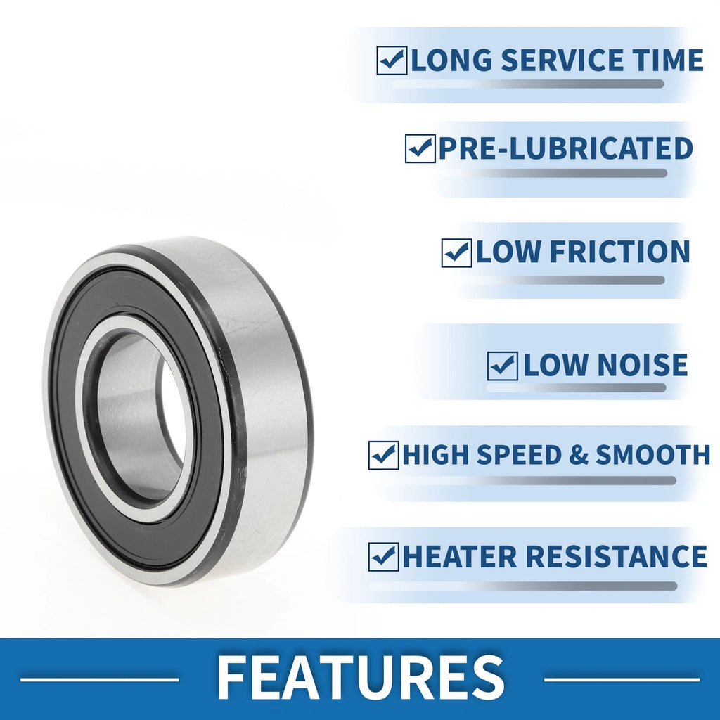 6205DDU Deep Groove Ball Bearing P4 for Scooter Skateboard (25x52x15mm)
