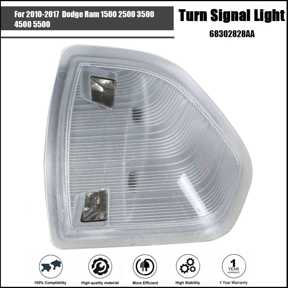 Right Passenger Side Turn Signal Light for Dodge Ram (2010–2018)
