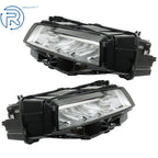 2X Headlight LED Clear Chrome for Nissan Rogue (2021–2023)