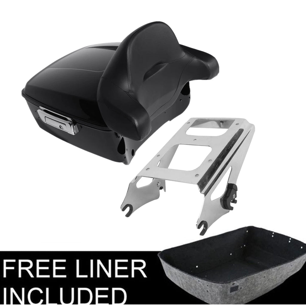 Backrest Pad for Harley Street Road Glide King (2009–2013)
