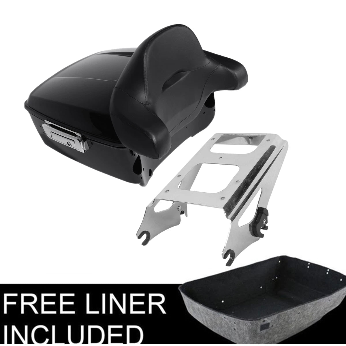 Backrest Pad for Harley Street Road Glide King (2009–2013)