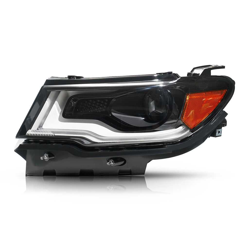 Halogen Upgrade HID Style LED DRL Headlight for Jeep Compass (2017–2021) Pair