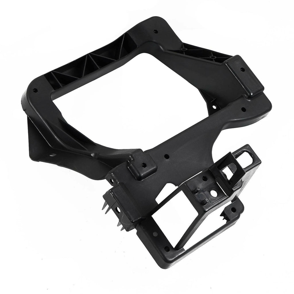 2X Headlight Bracket Set for Jeep Cherokee (2014–2018) Black Plastic