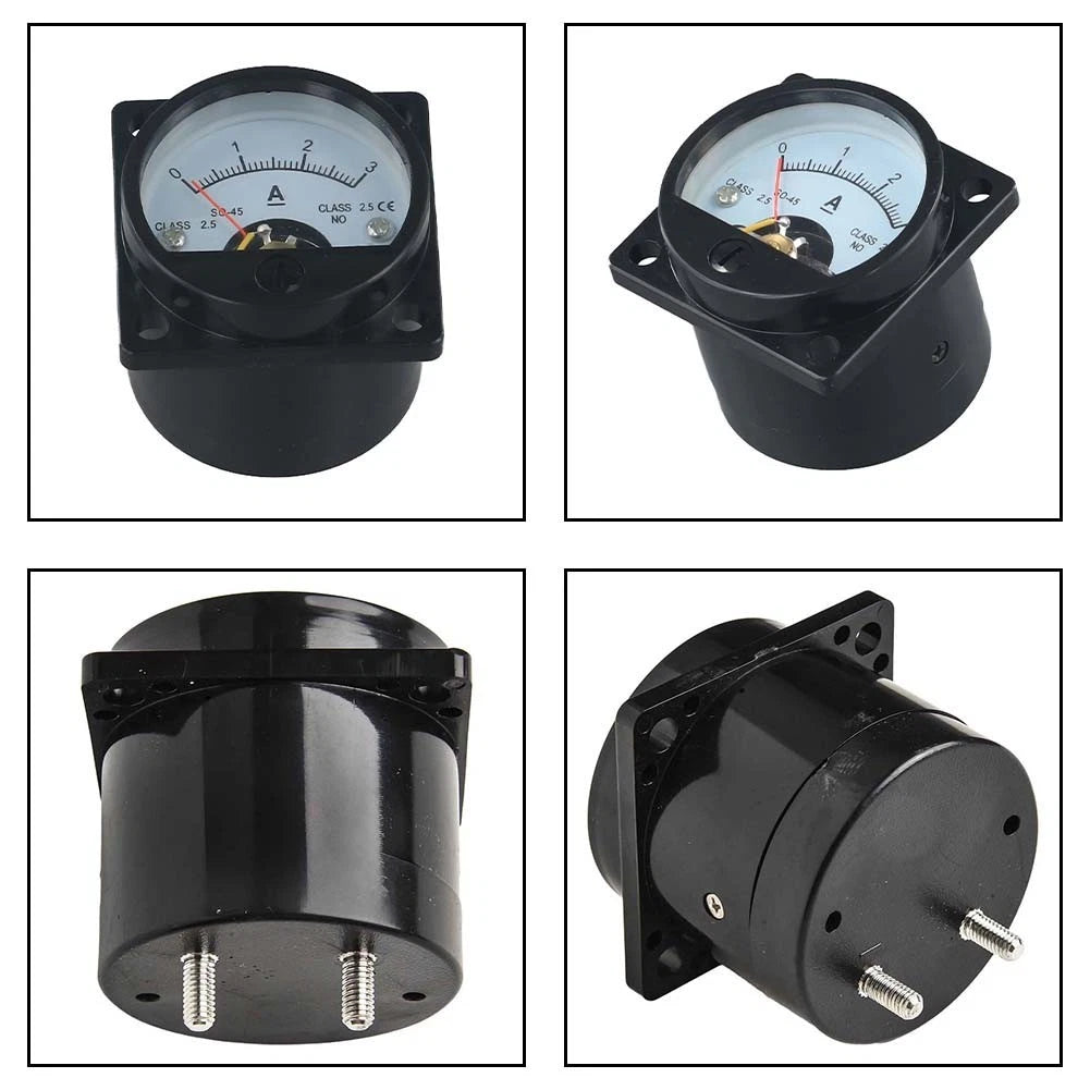 SO-45 DC Ammeter 3A Analog Panel Meter for Industrial Use