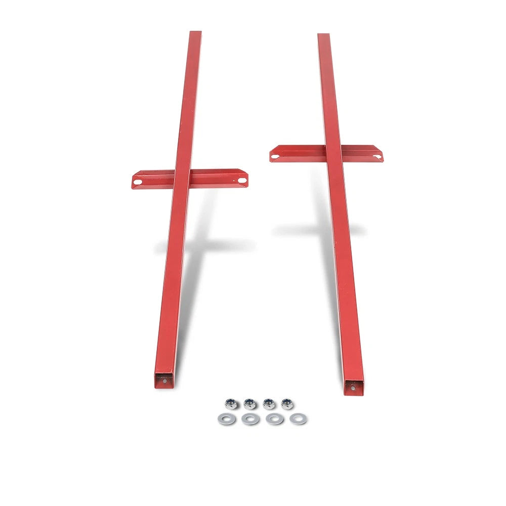 Subframe Connectors for Mustang & Cobra (1979–2004) - Red