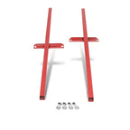 Subframe Connectors for Mustang & Cobra (1979–2004) - Red
