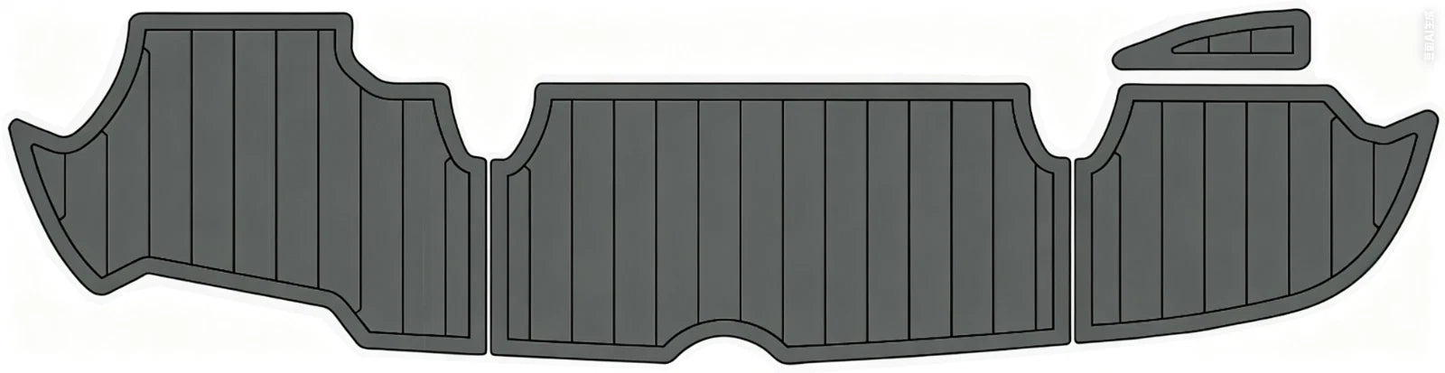 Custom EVA Pad for Sea Ray 260 Sundancer (2005–2008)