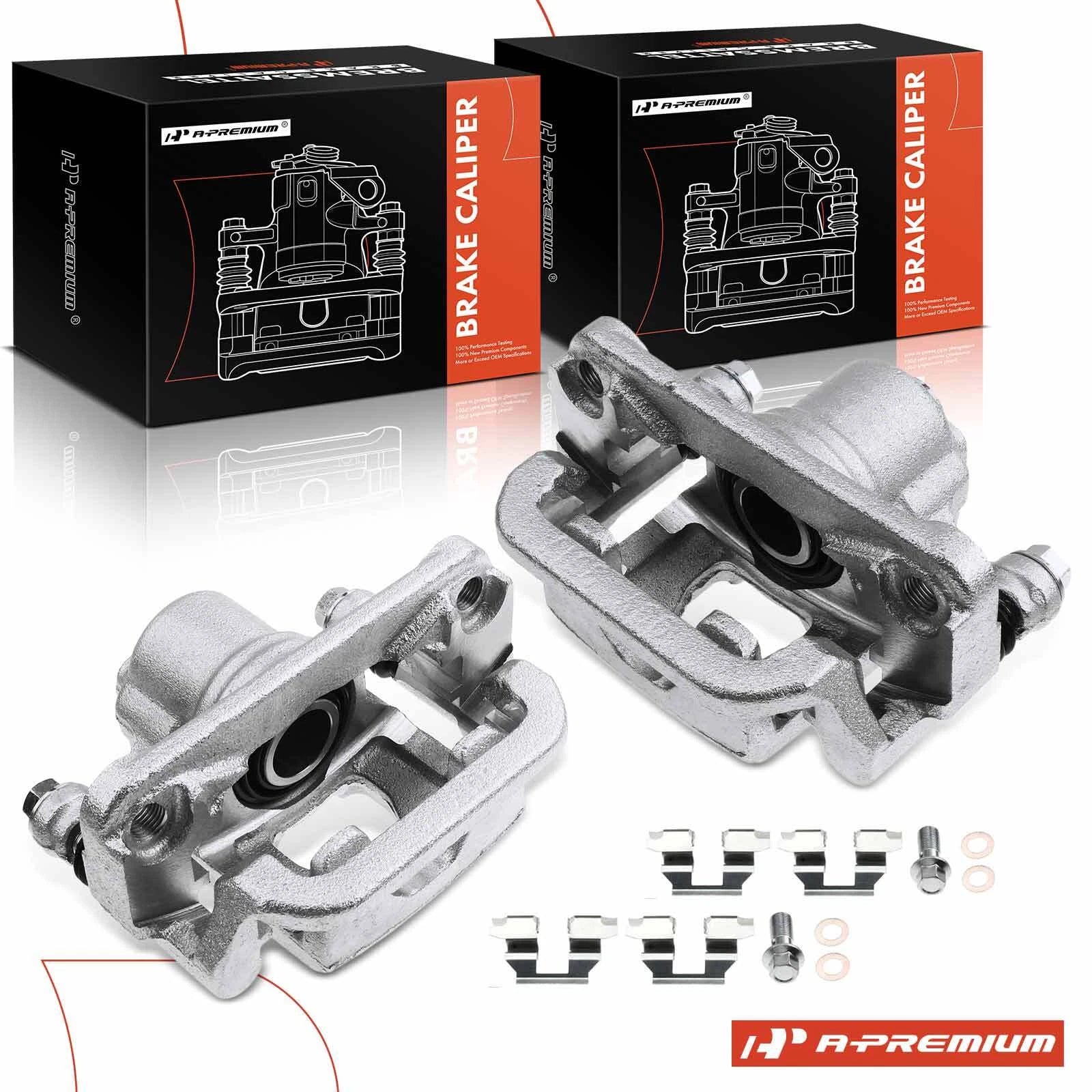 2X Rear Disc Brake Calipers with Bracket for Nissan Juke (2011–2017)