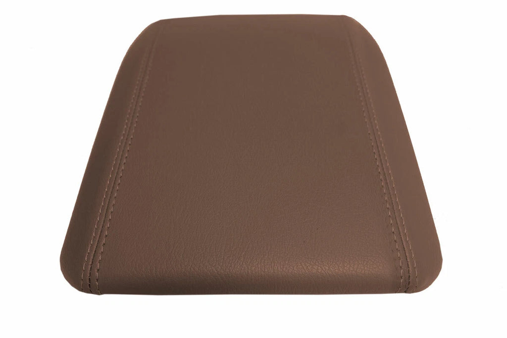Center Console Lid Armrest Cover for Ford Explorer (2011–2019) - Pecan Brown Leather