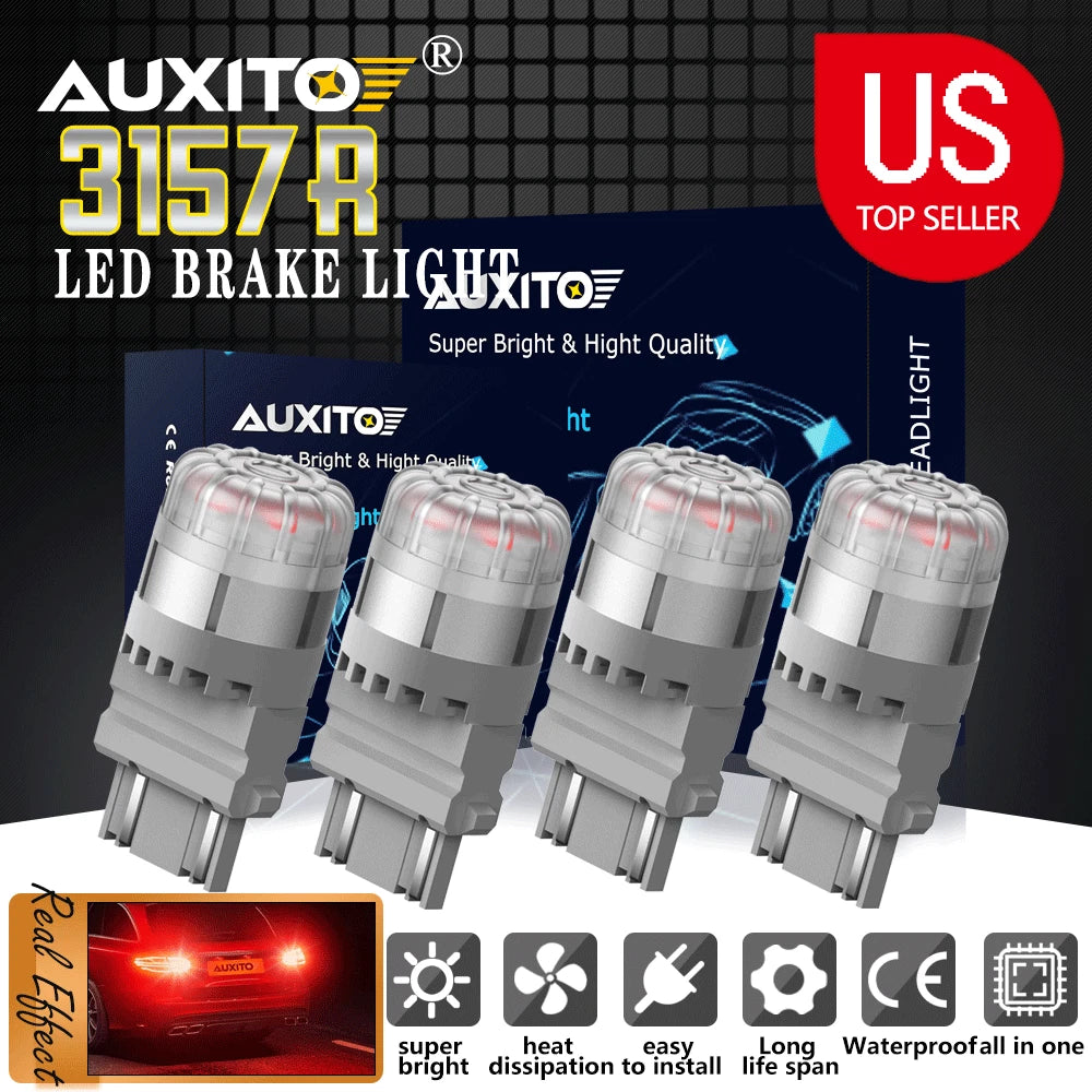 2X Super Red LED Turn Signal Brake Tail Light Bulbs for Make Model (YYYY–YYYY)