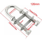 Stern Eye Tie Down U Bolt for Marine Boat (Stainless Steel)