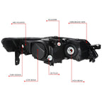 Left Side Projector HID Headlight Assembly for Acura TL Type S (2007–2008)